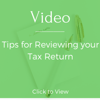 Tips for Reviewing your Tax Return