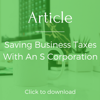 Business Taxes and S Corporations